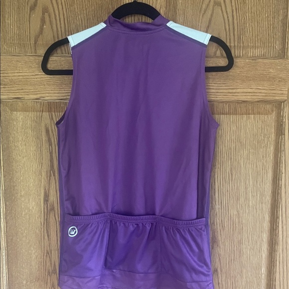 Canari Purple Zip-Up CyclingTop - Picture 7 of 12